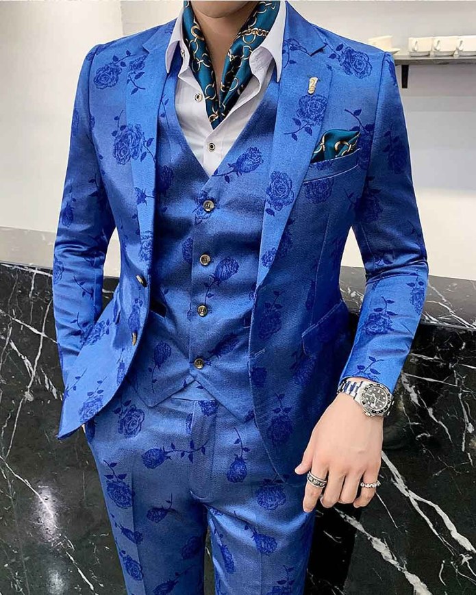 Костюм тройка мужской серый Хендерсон