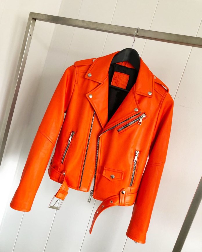 Оранжевая косуха Alexander Wang