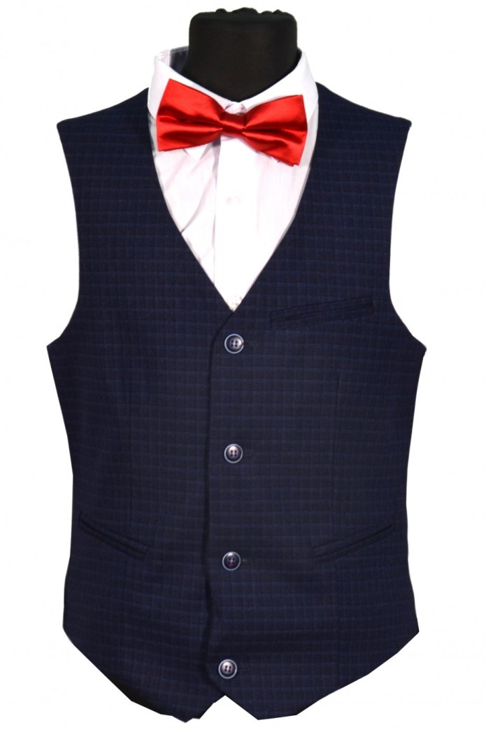 Жилетка детская темно-синяя Школьная