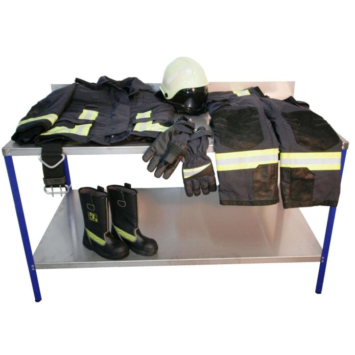Стол для хранения боевой одежды пожарного и снаряжения ПТС 74.00.304