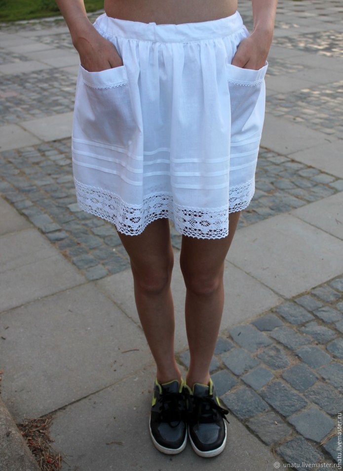 Кружевные юбка шорты