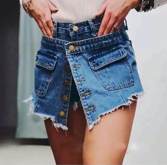 Юбка джинсовая