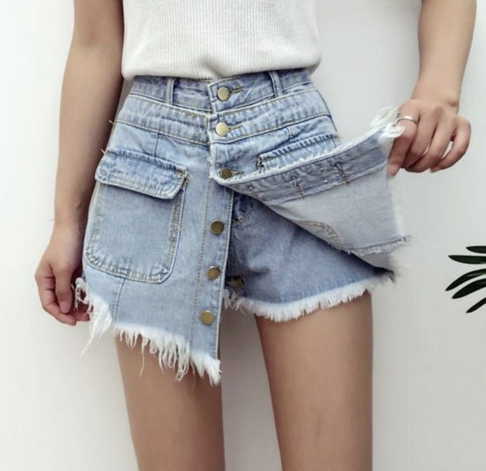 Женские джинсовые юбки