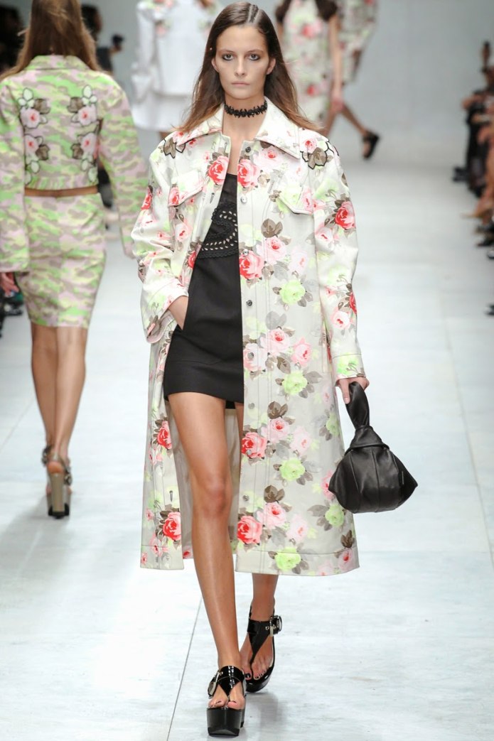 Пальто Carven с принтом 2014