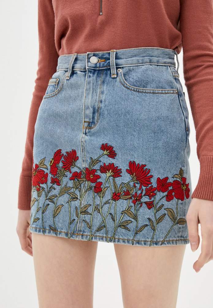 Юбка джинсовая