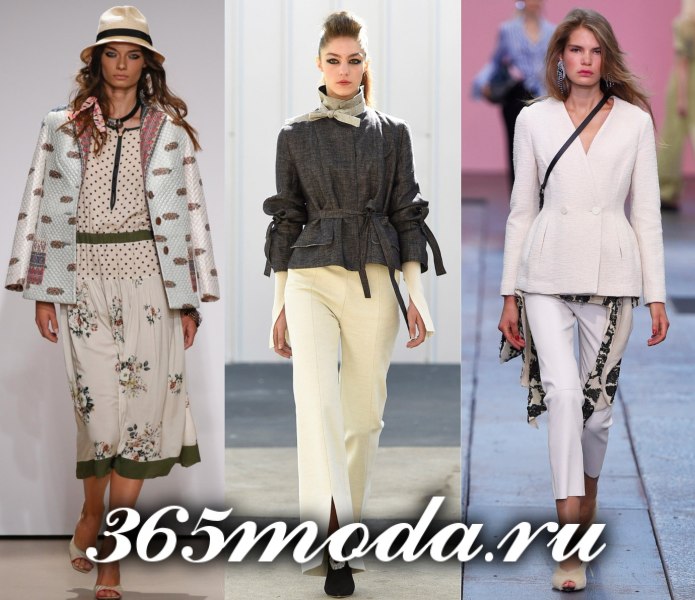 Жакеты модные весной 2021