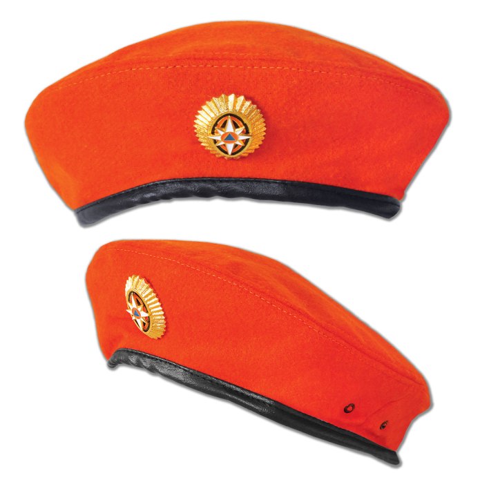 Берет оранжевый (МЧС)