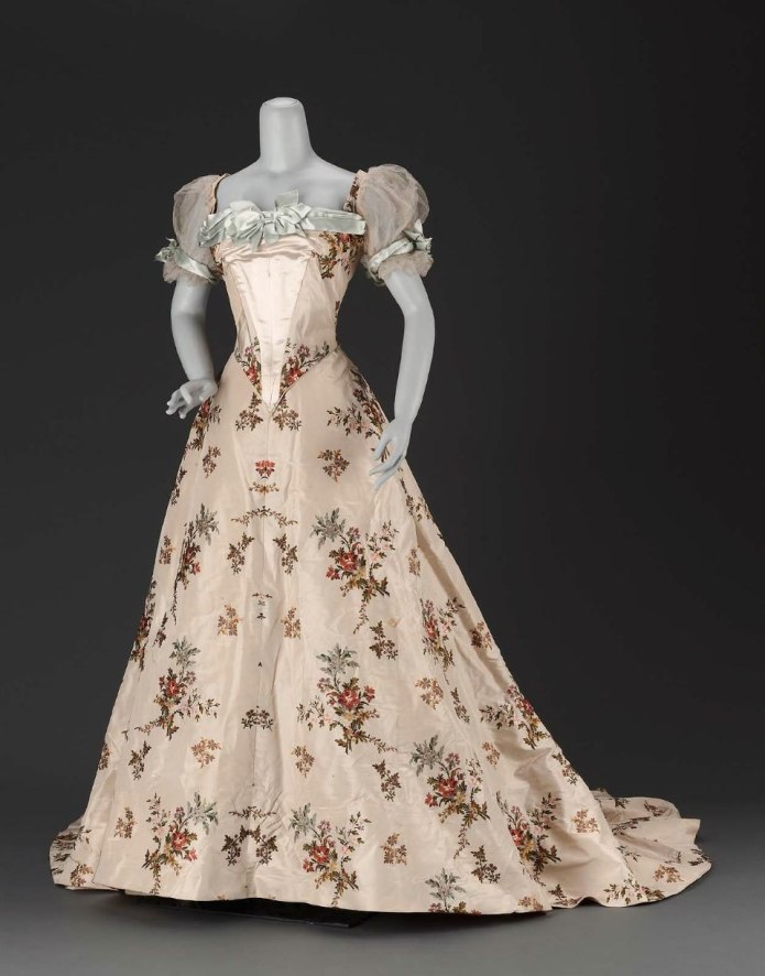 Бальные платья 19 века Франция