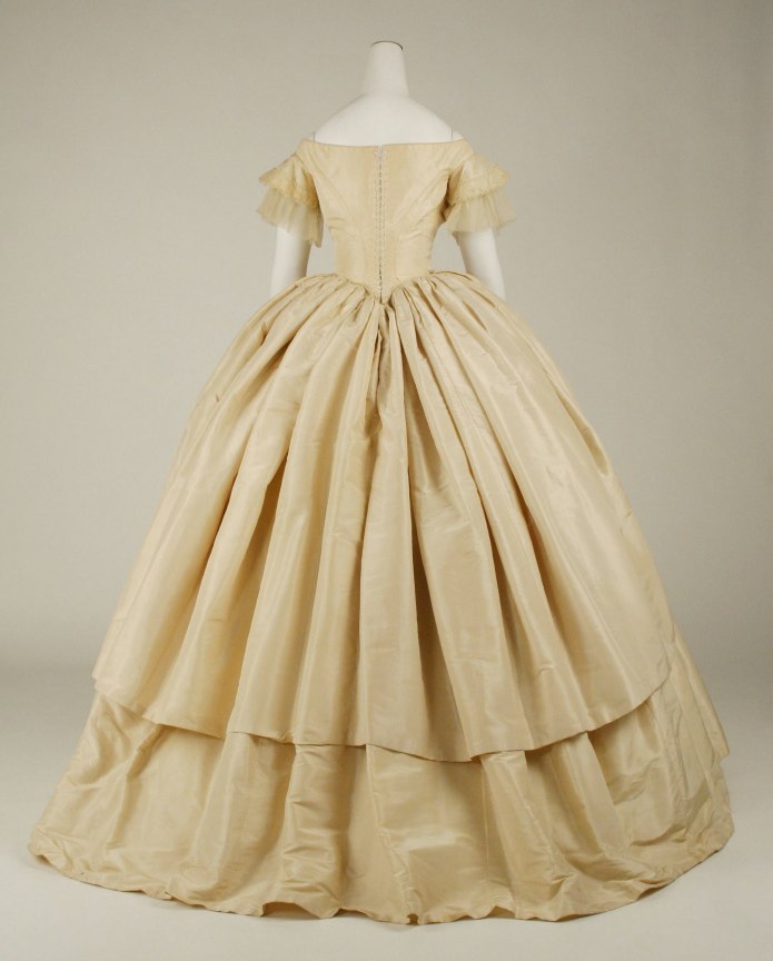 Платья кринолин 1850-1860