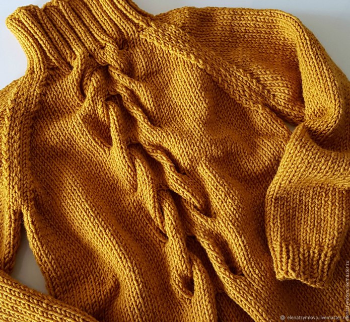 Терракотовый свитер