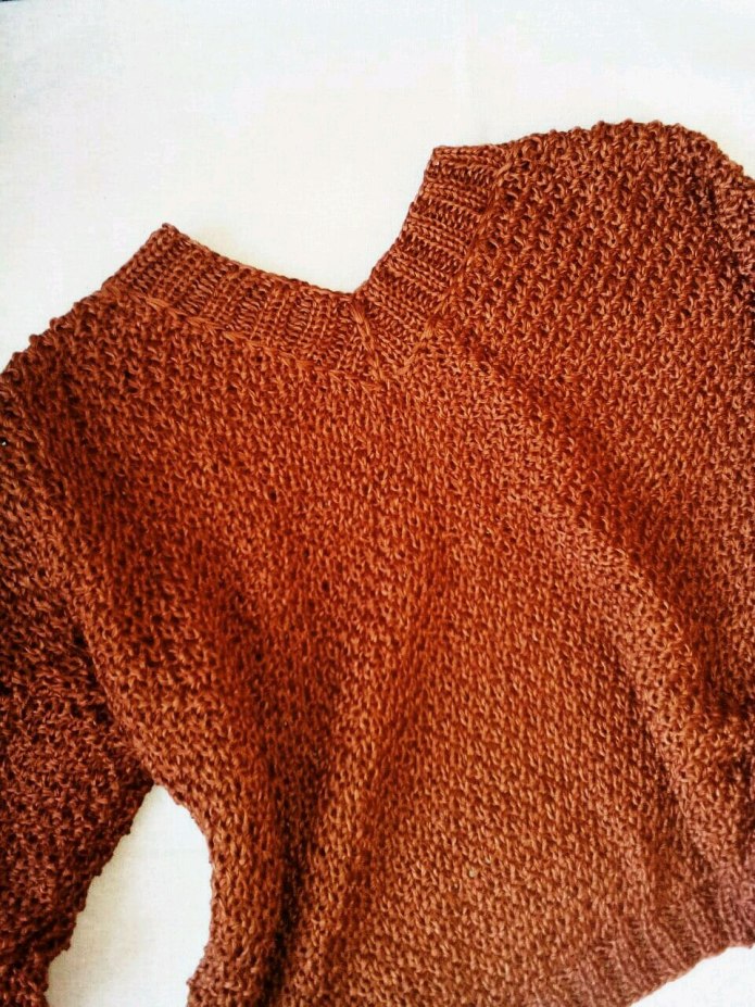 Свитер оверсайз.цвет меди