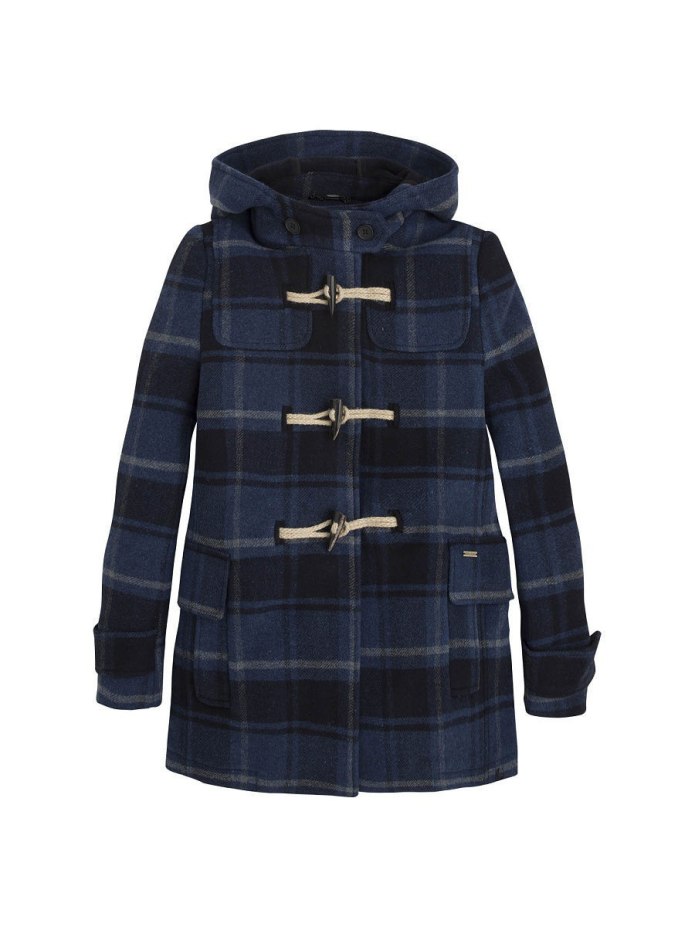 Дафлкот с капюшоном женский