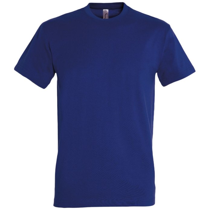 Синяя ультрамарин мужская футболка