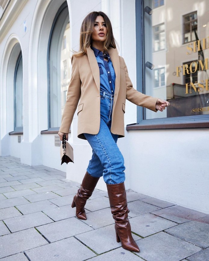 Городской стиль в одежде для женщин 40 лет зима