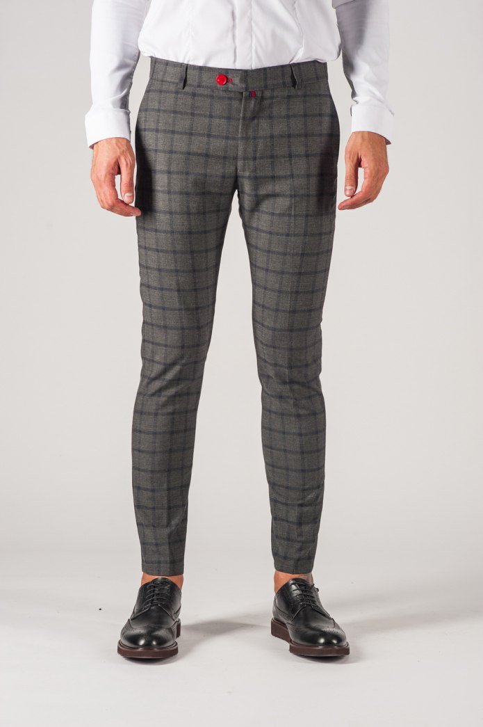 Брюки мужские клетчатые Hugo Boss