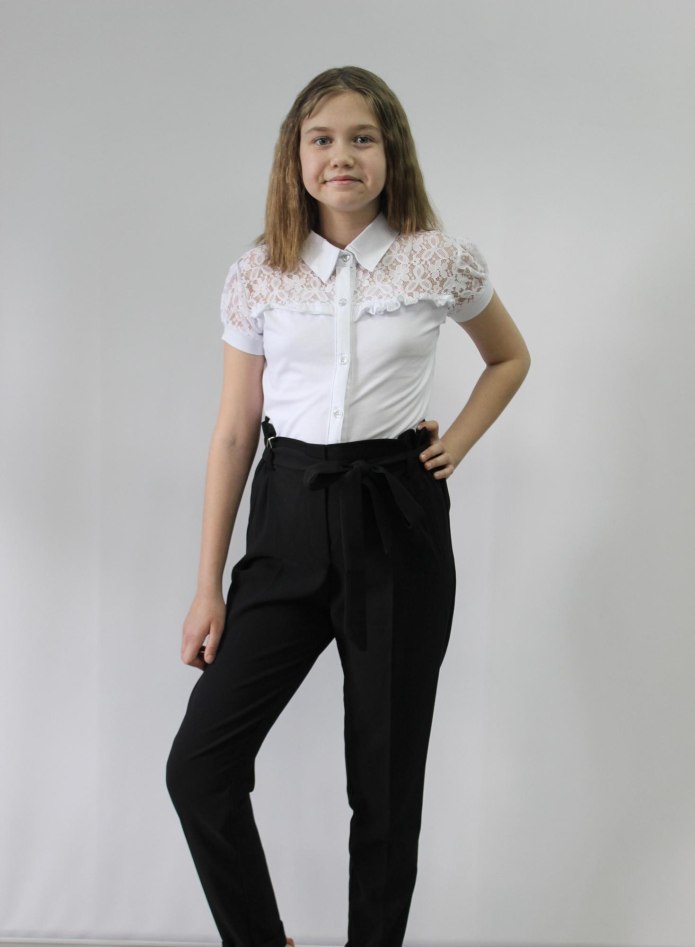 Брюки школьные для девочки