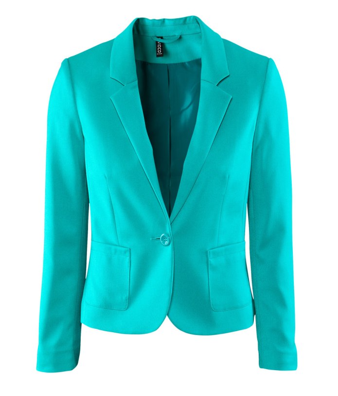 Бирюзовый пиджак