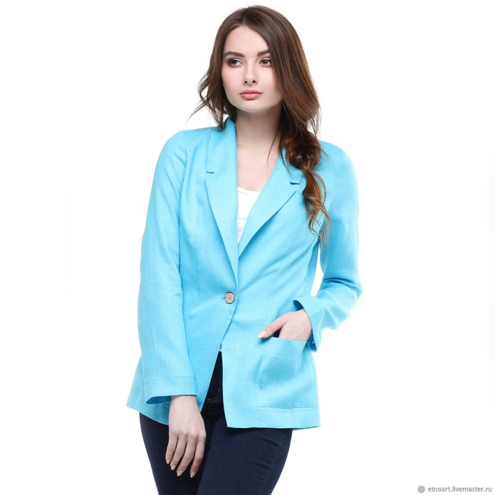 Жакет голубой вайлдберриз