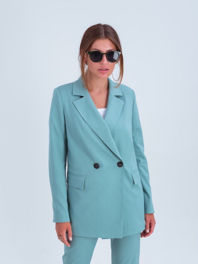 Пиджак Zolla женский бирюзовый