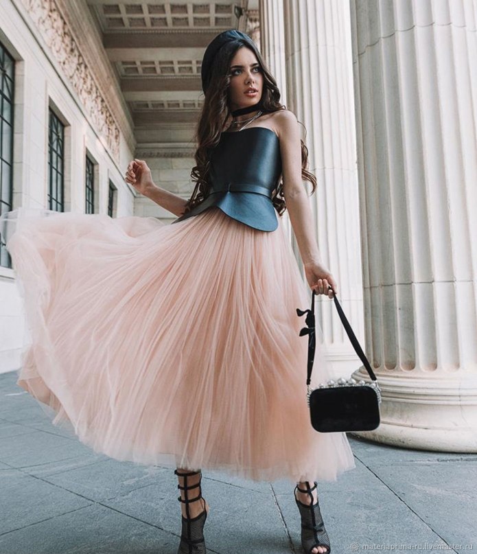 Фатиновая юбка диор