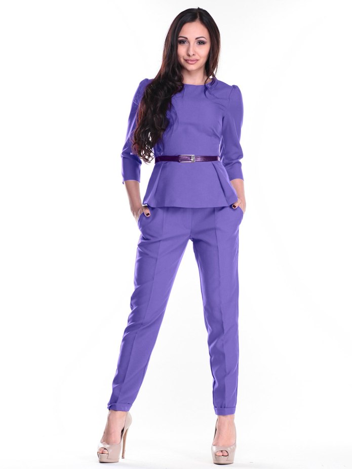 Керри Люкс фиолетовый комбинезон