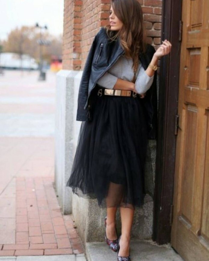 Юбка пачка с сапогами