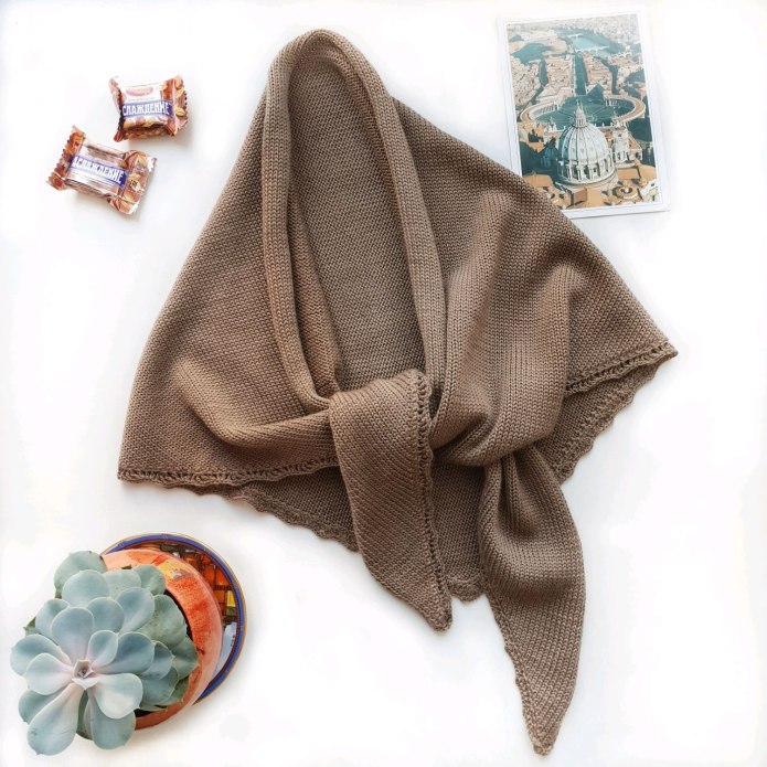 Вязаная косынка