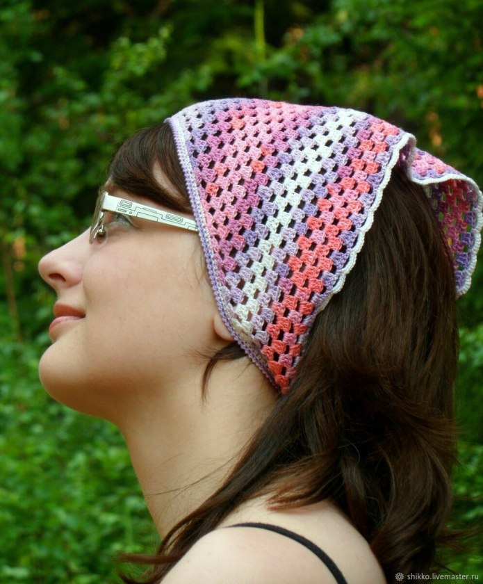 Вязаная косынка