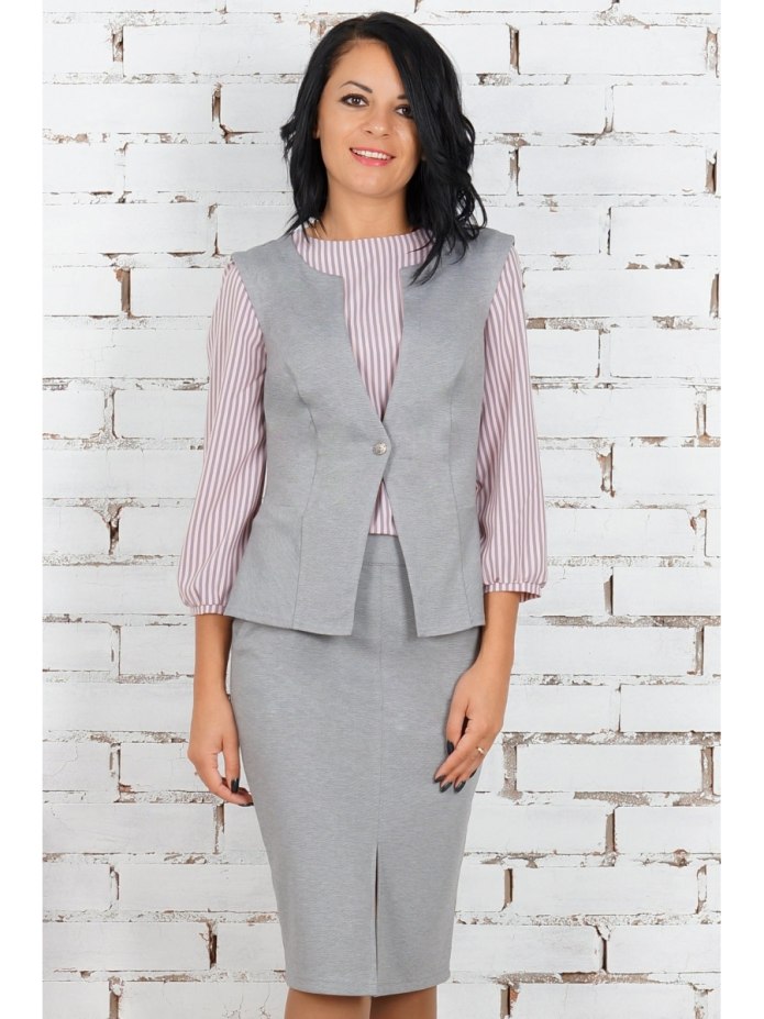 Жилет с юбкой