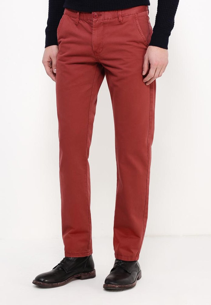 Брюки мужские юникло бордо