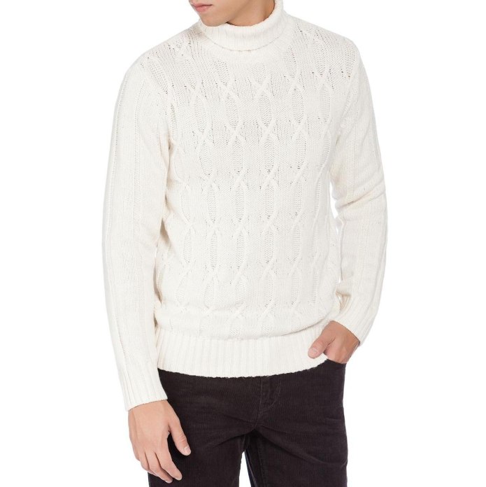 Ворот хомут на свитере