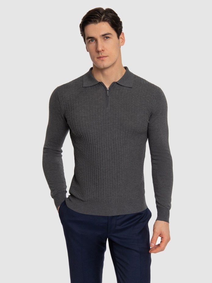 Мужской джемпер на молнии navigare