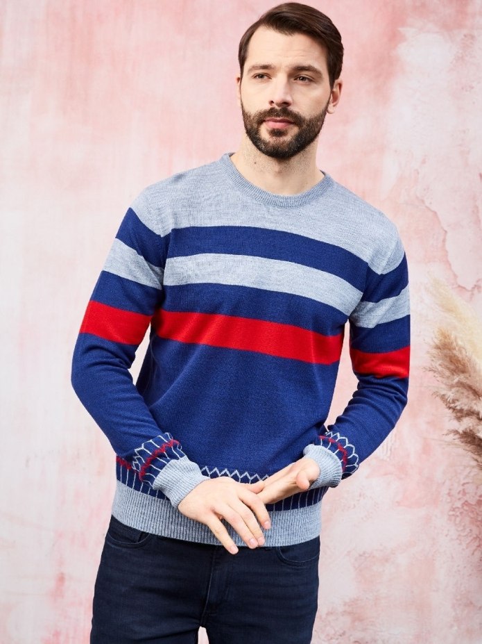 Мужской джемпер с воротником Kanzler