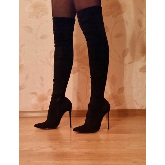 Сапоги-чулки стрейч Рандеву