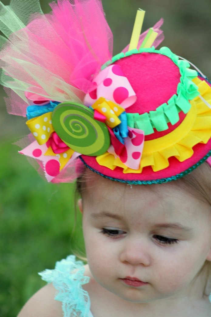 Шляпка для ребенка конфетка