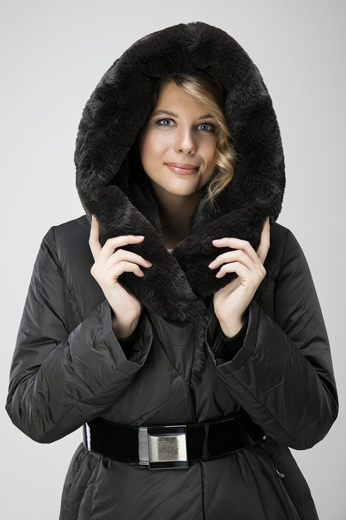 Платок под норковую шубу