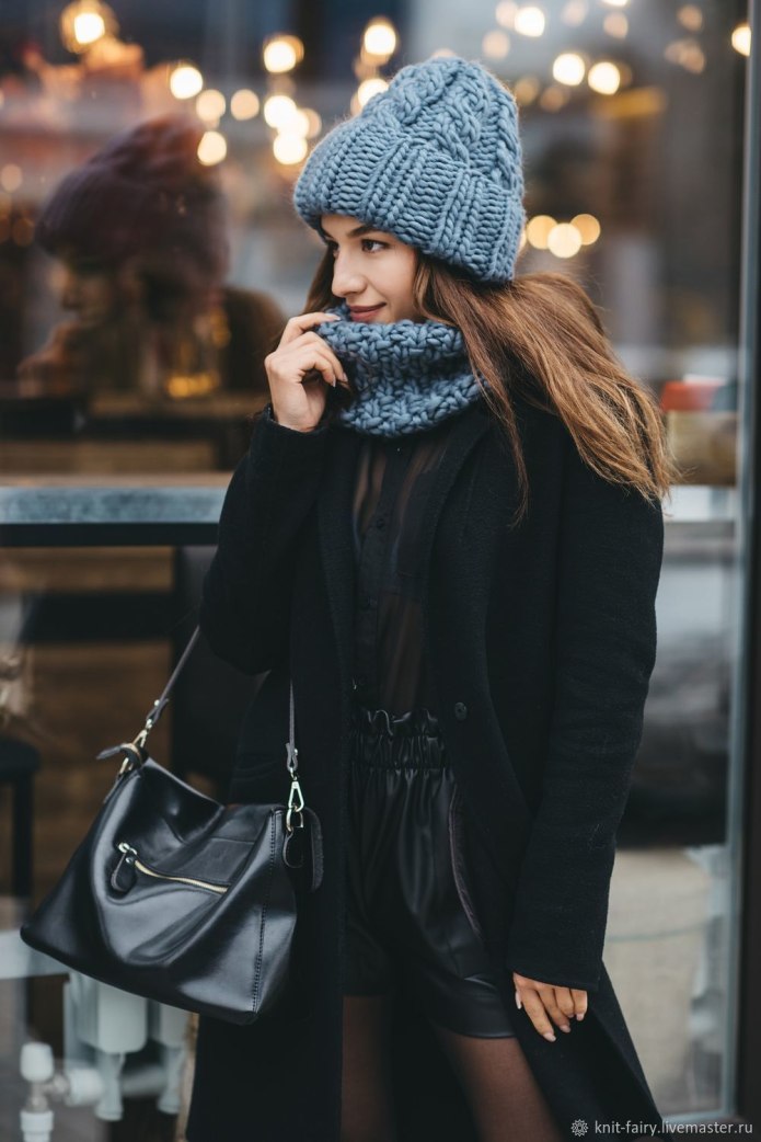 Меховая шапка из норки "беллит",