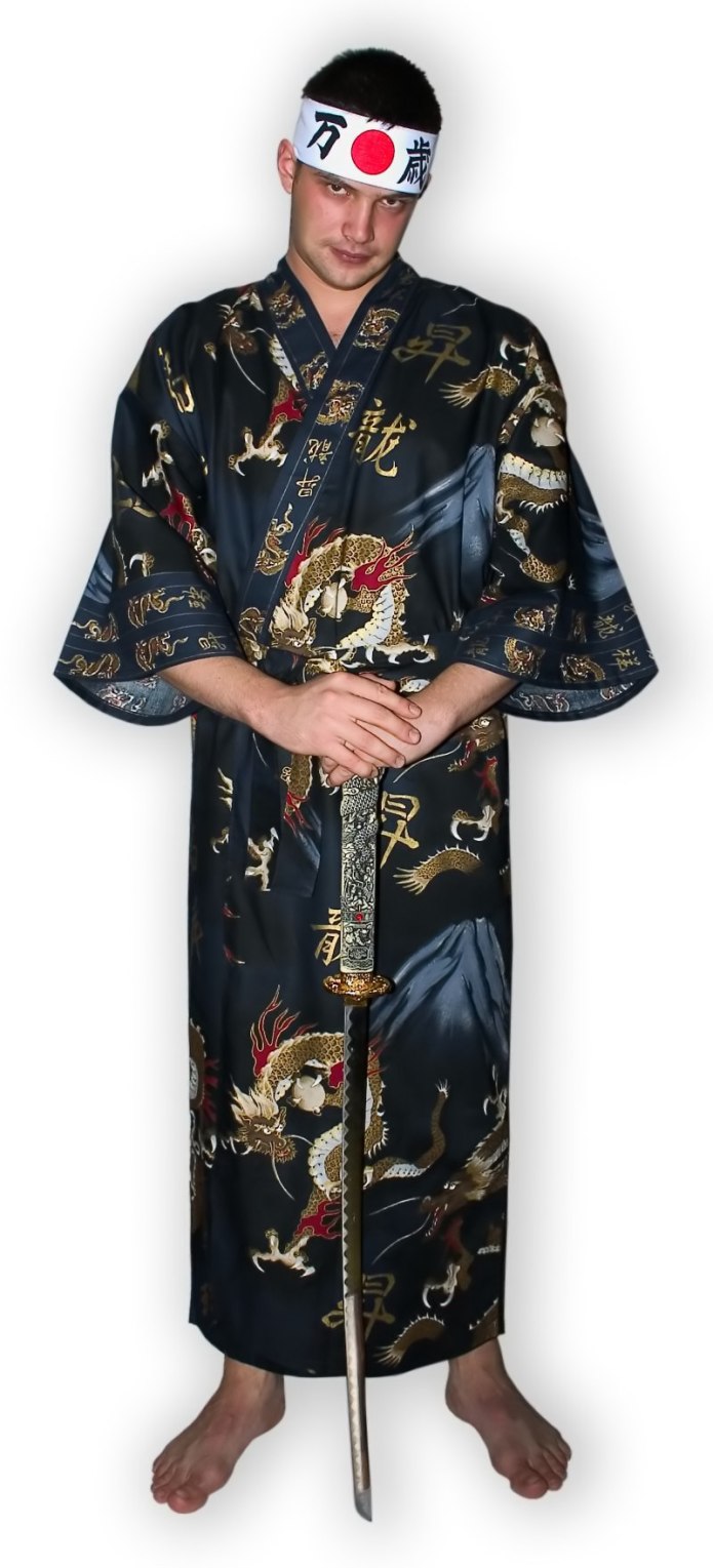 Фурисодэ кимоно мужское