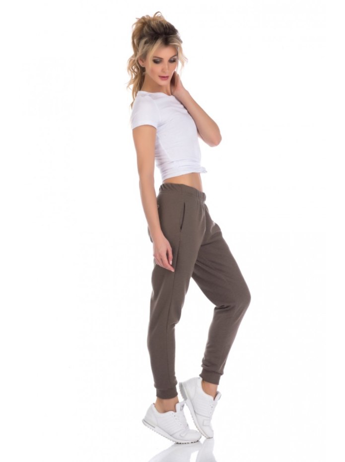 Бершка клетчатые брюки серые мужские