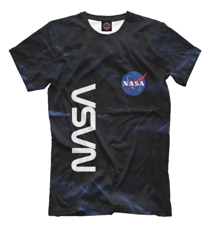 Принт с футболки NASA шаблон