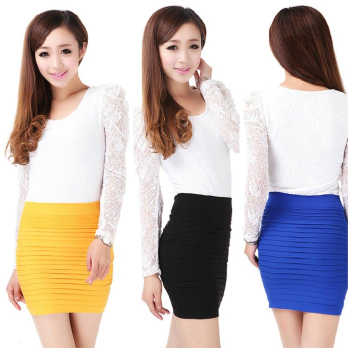 Женские мини юбки