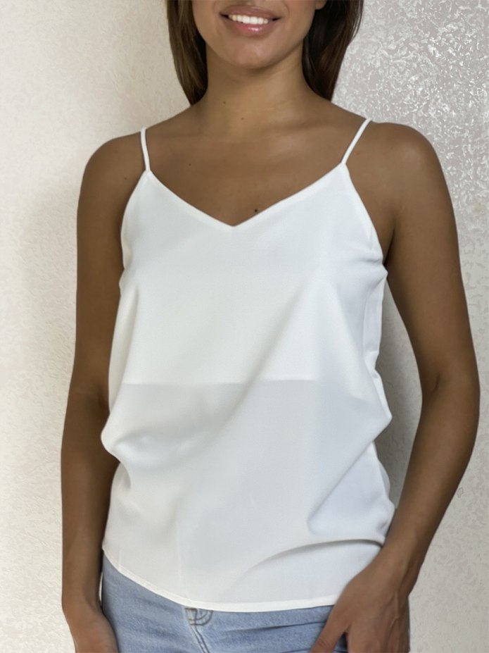 Блузка на бретельках