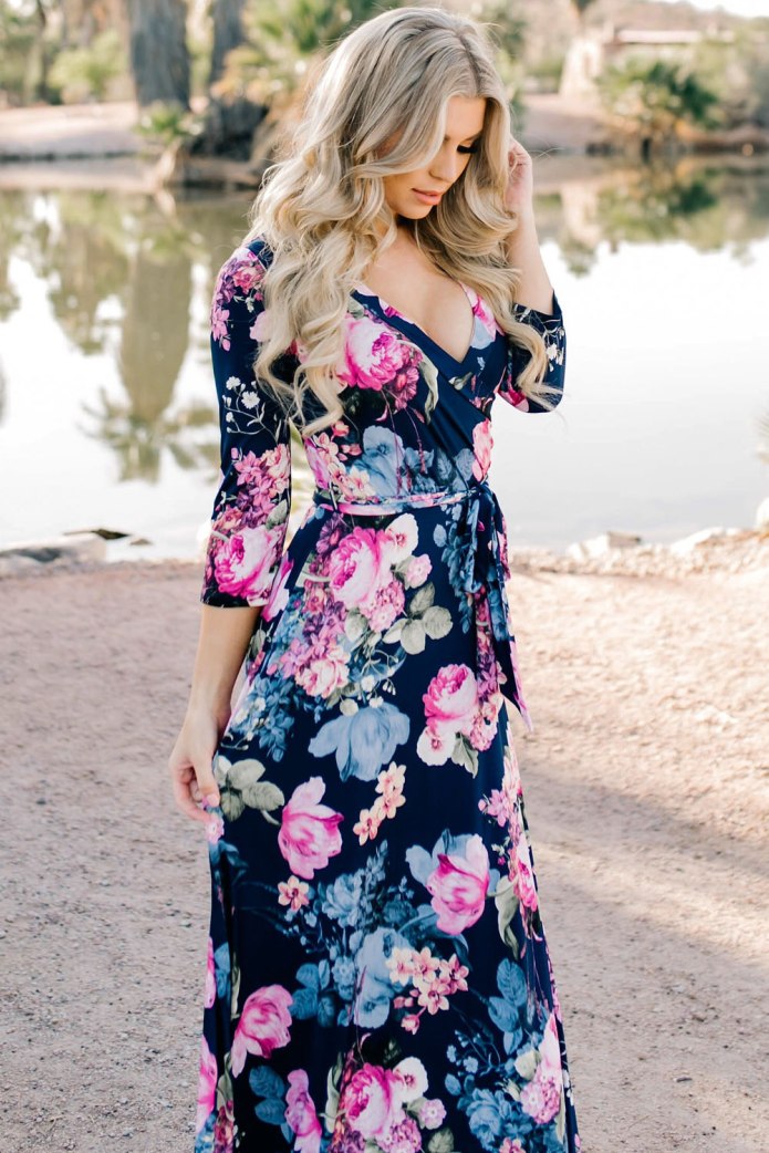 Летнее коктейльное платье