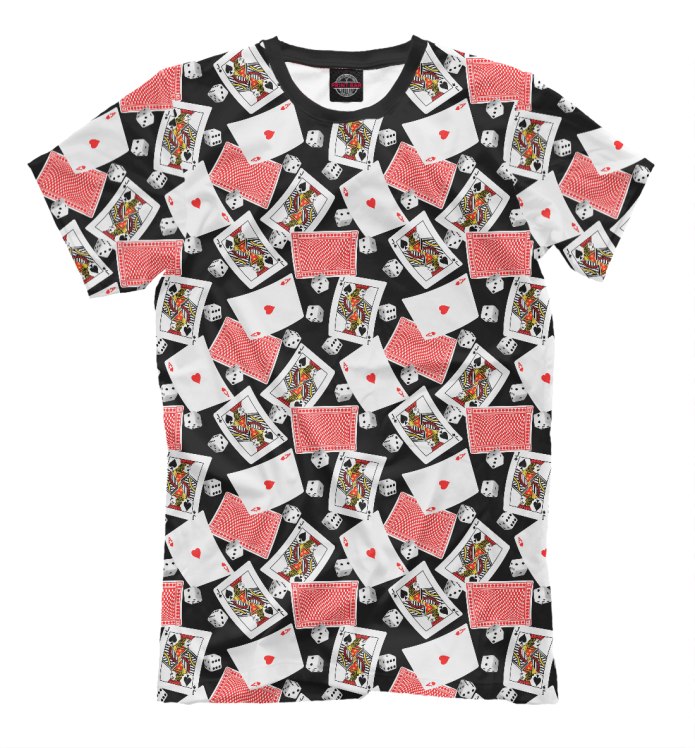 Футболка с мелким принтом