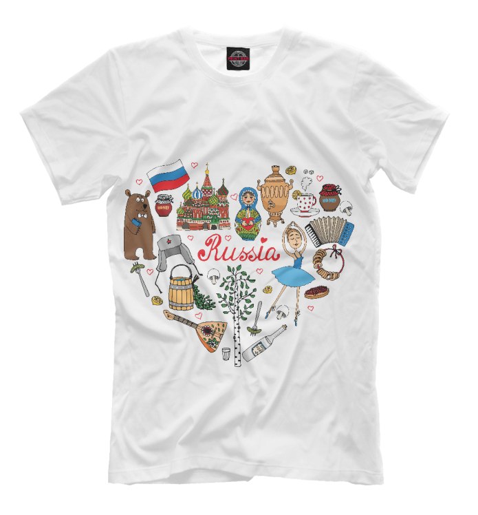 Патриотические принты на футболки