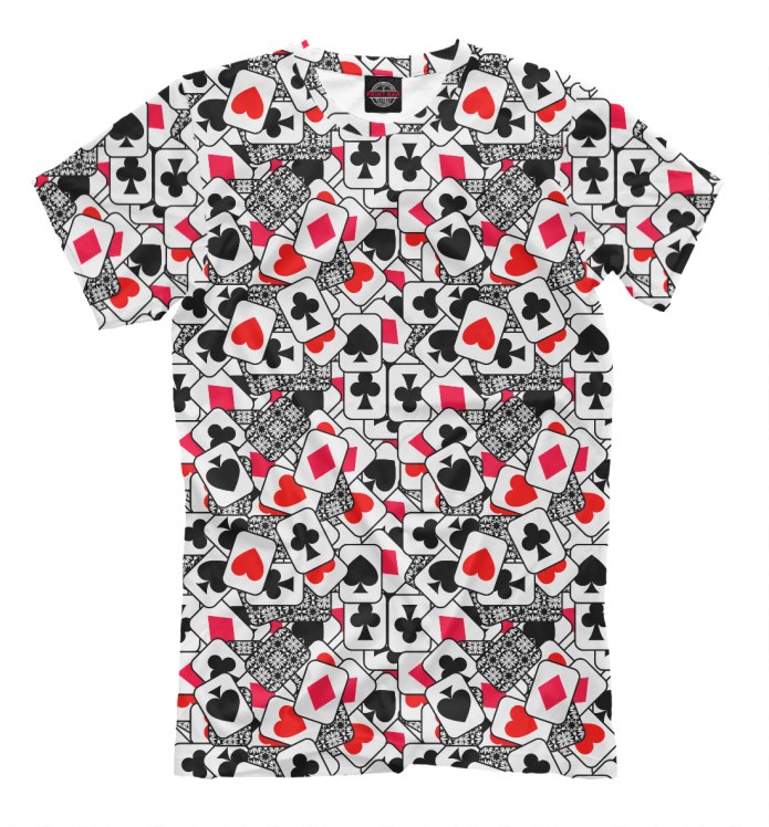 Майка с принтом два ствола