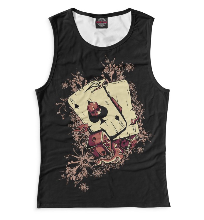 Футболки с карточным принтом