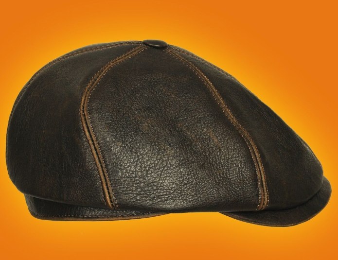Кожаная кепка Кропп мужская