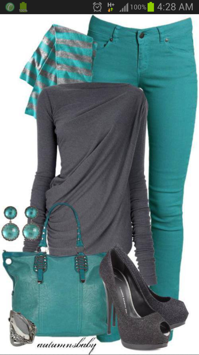 Стильное сочетание одежды