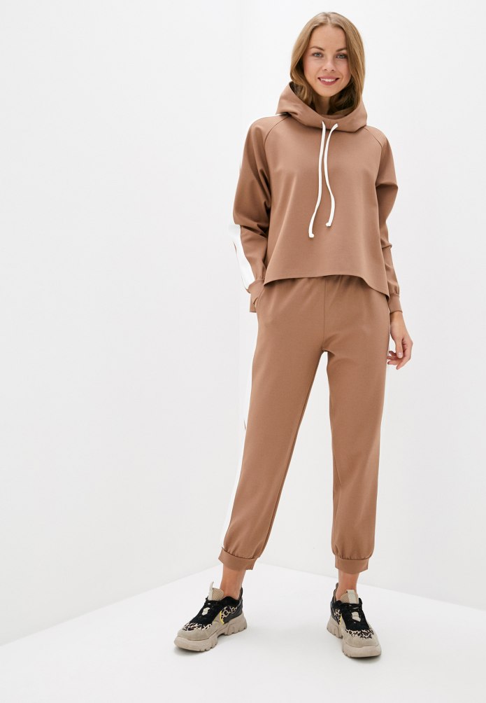 Спортивный костюм женский кофейный